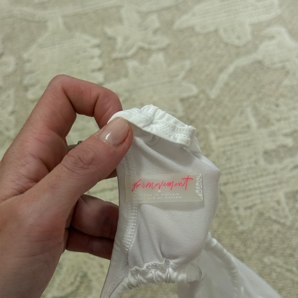 FP Movement White Rouched Tank - Picture 4 of 4